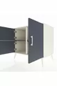 Kronos Dresser 2 Shelves 3 Doors Moonstone-Anthracite