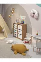 Armoire polyvalente Beyza avec 9 paniers et autocollants pour jouets
