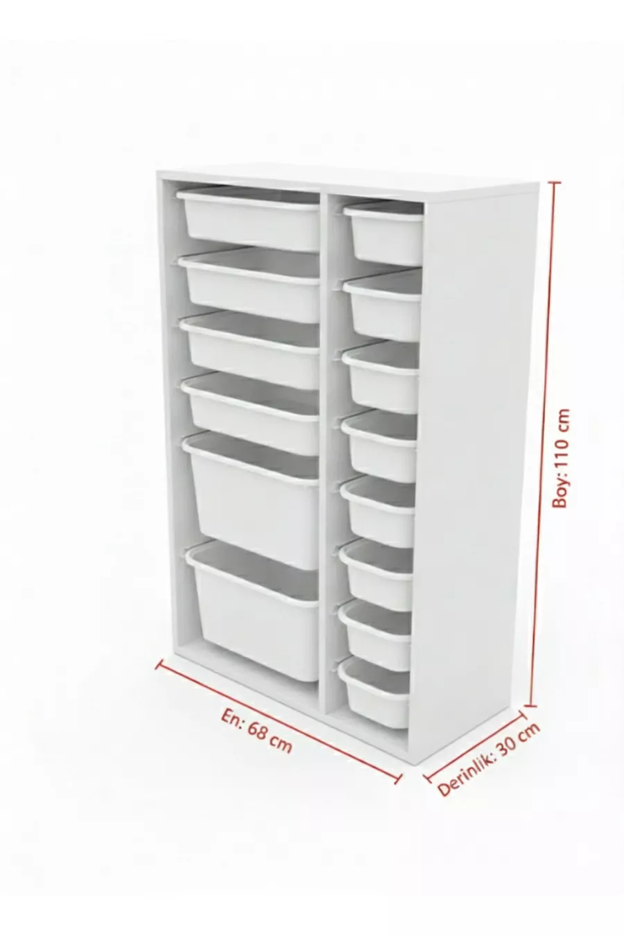 Lade Multifuntionele Speelkast en Opbergunit – Kinderkamer Organizer MET ETIKET CADEAU