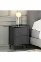 Table de chevet Immagine Anthracite (Motif Marbre)
