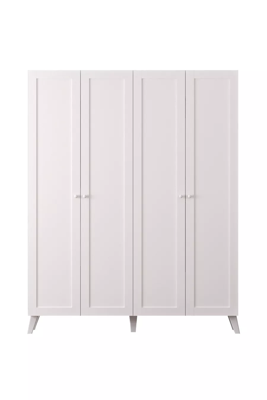 Armoire à 4 portes Maya blanche