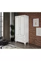 Stil 2 Kapaklı 2 Çekmeceli Modern Gardırop, Elbise Dolabı - Tamamı 1. Kalite Mdf