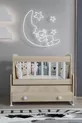 Cradle with Drawer That Rocks Mother with Bed as a Gift