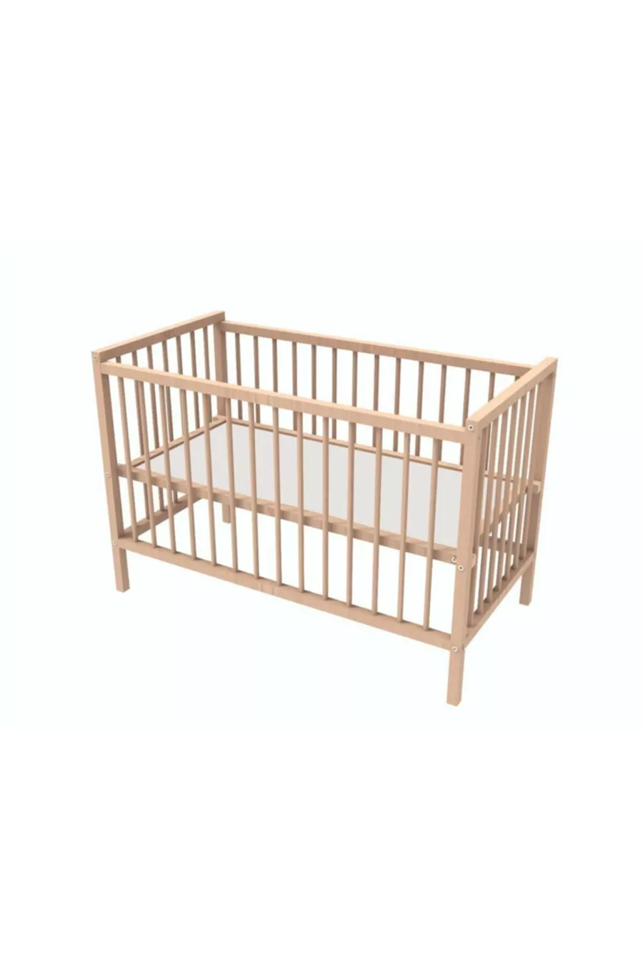 Lit pour bébé en bois à deux niveaux