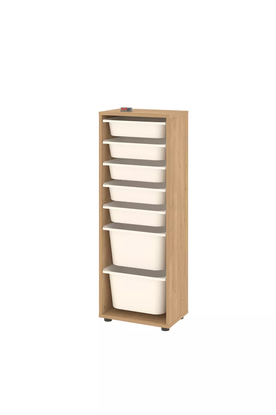 7 Mand Kast Multifunctionele Kast Speelgoedkast Pera Safier Eik