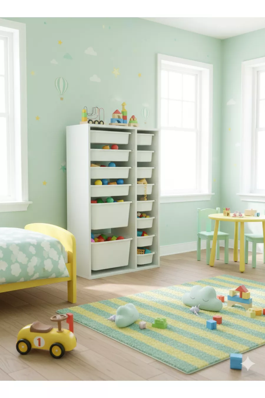 Lade Multifuntionele Speelkast en Opbergunit – Kinderkamer Organizer MET ETIKET CADEAU