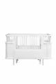 Berceau en MDF, Berceau Trend Grandissant - Blanc 1 Matelas Comfort