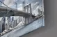 Peinture sur verre du pont de Brooklyn