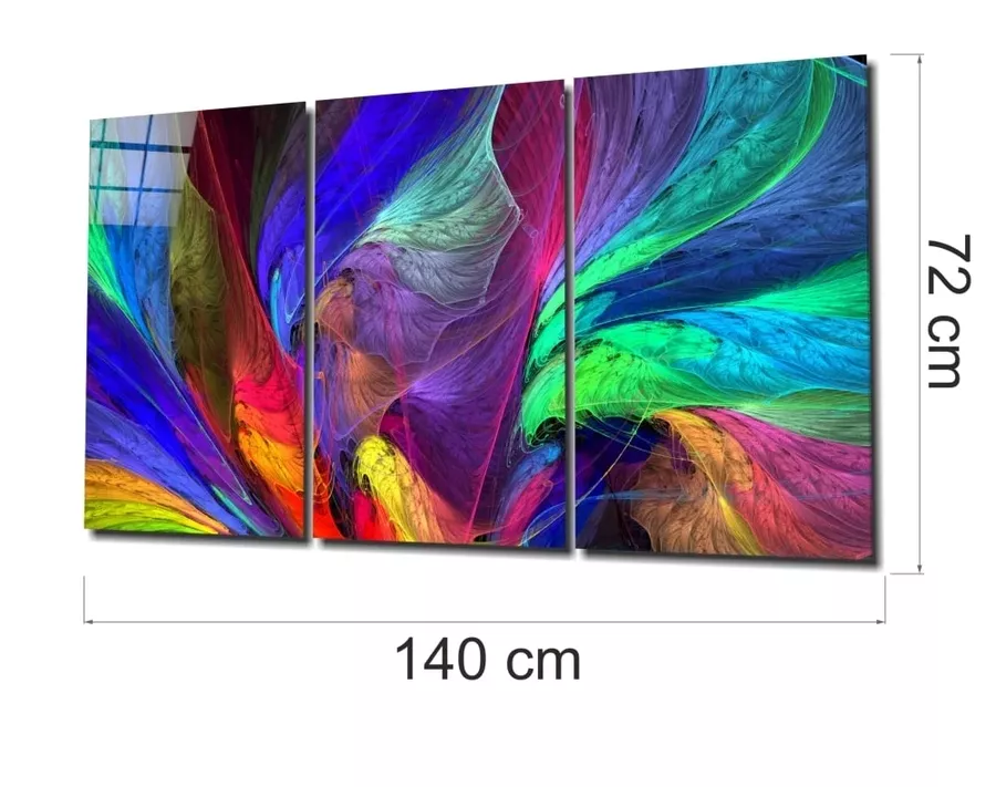 Peinture sur verre méga Danse des Couleurs