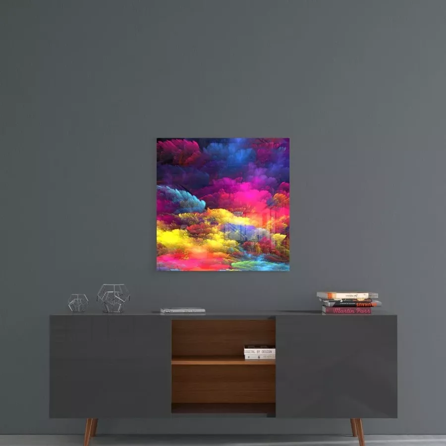 Peinture sur verre éclat de couleur