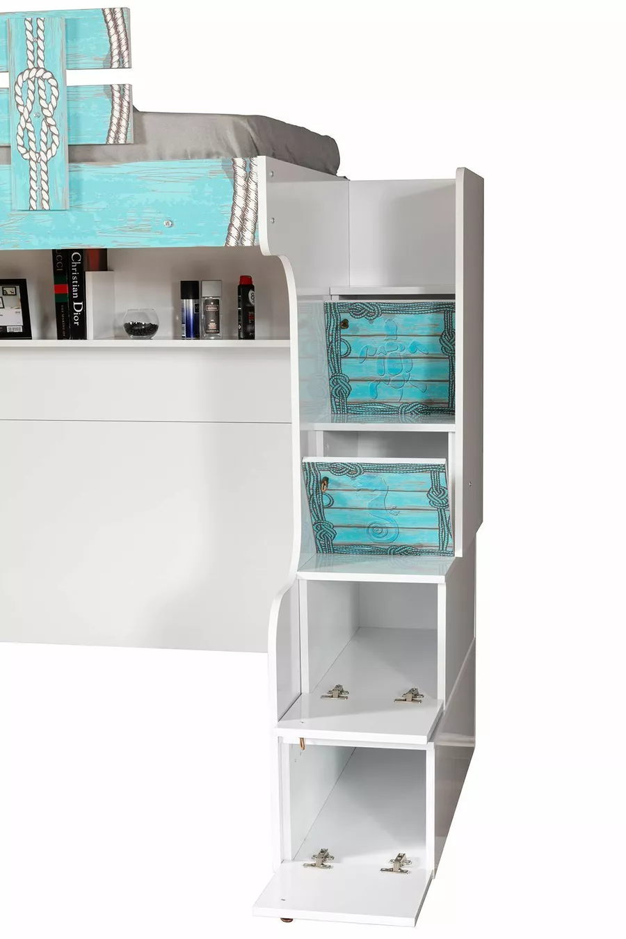 Lits superposés, lits superposés d'été, armoire