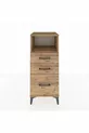 Hyperion Nightstand Single Shelf 3-Drawer Pine-Pine