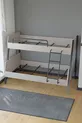 Letto a Castello con Struttura in Metallo a Doppio Piano per Cameretta dei Ragazzi e Bambini x 