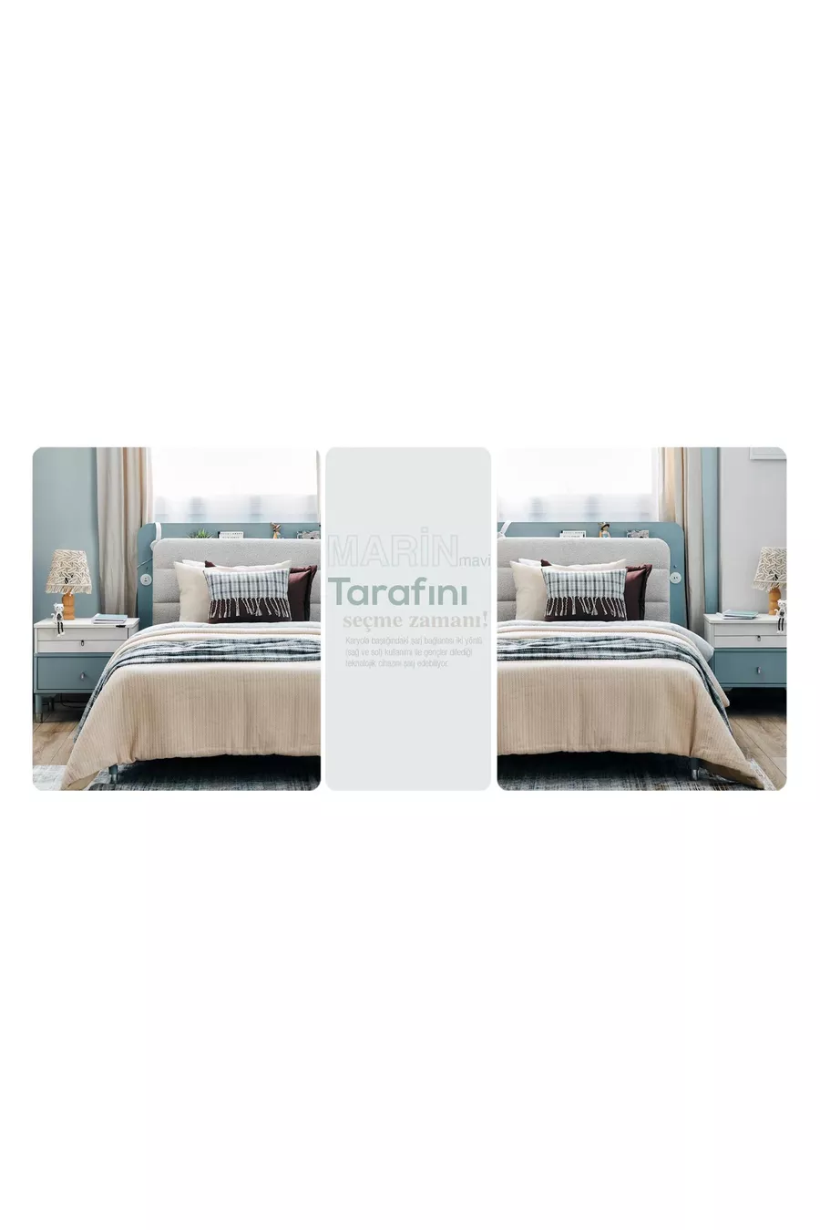 Marin Jugendzimmer (3-türiger Schrank, Bett, Schreibtisch)
