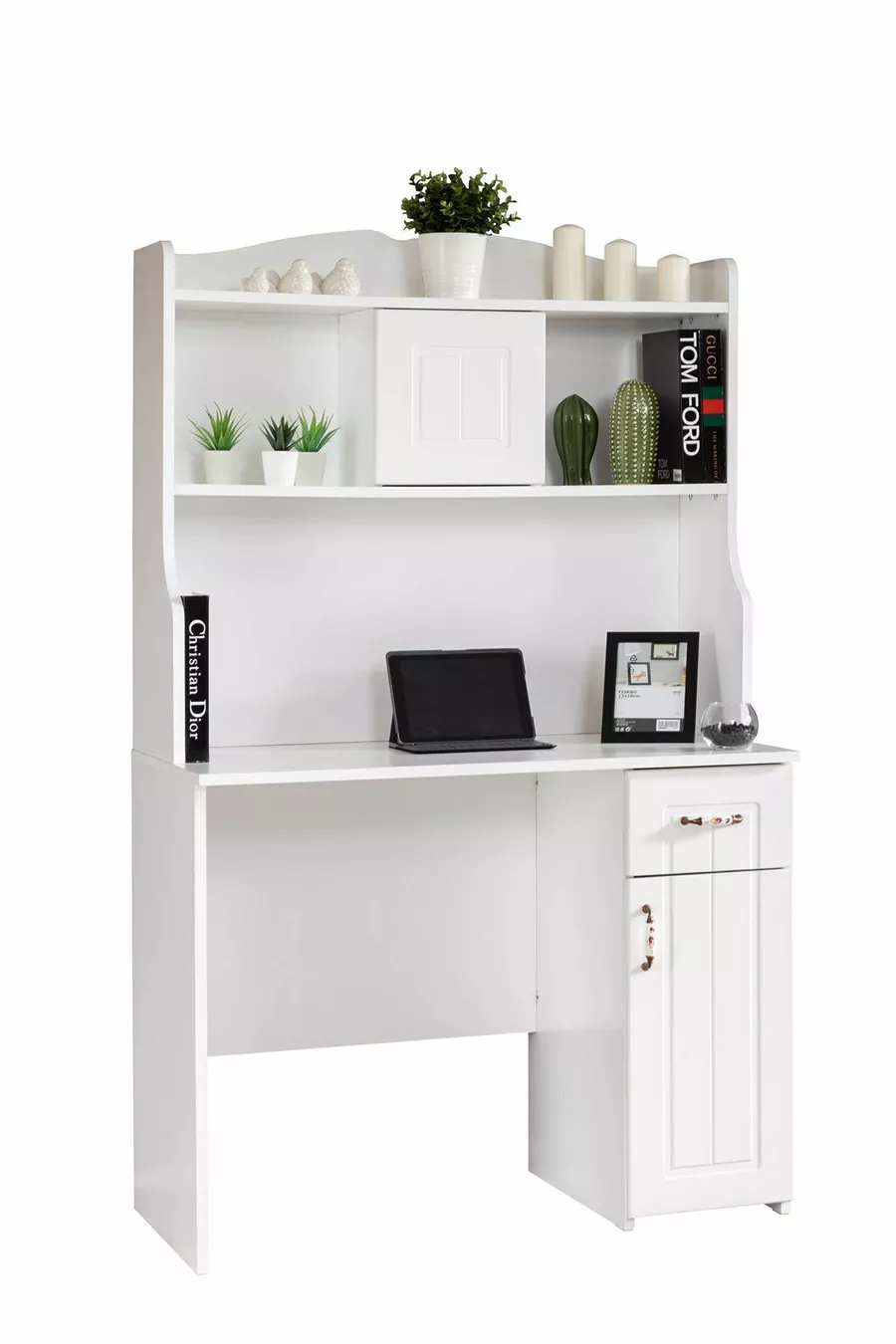 Water Wit Jongenskamer - 3-Deurs Kast, Bed, Bureau, Ladekast