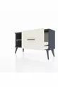 Arges Dresser Single Shelf Single Drawer Anthracite-Pine/Ayataş