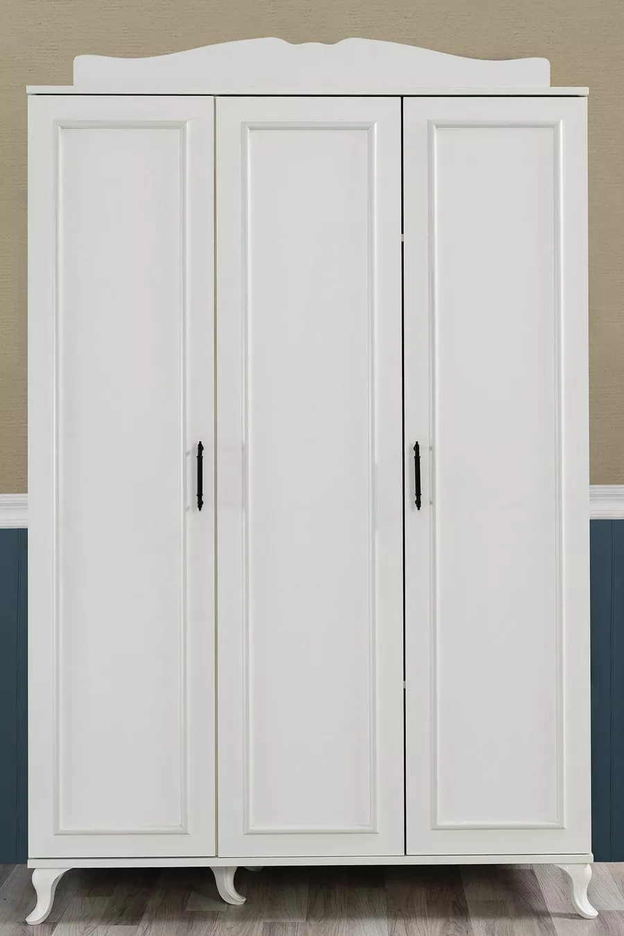Chambre Melis Genç - Armoire 3 Portes, Lit, Table de Chevet, Bureau