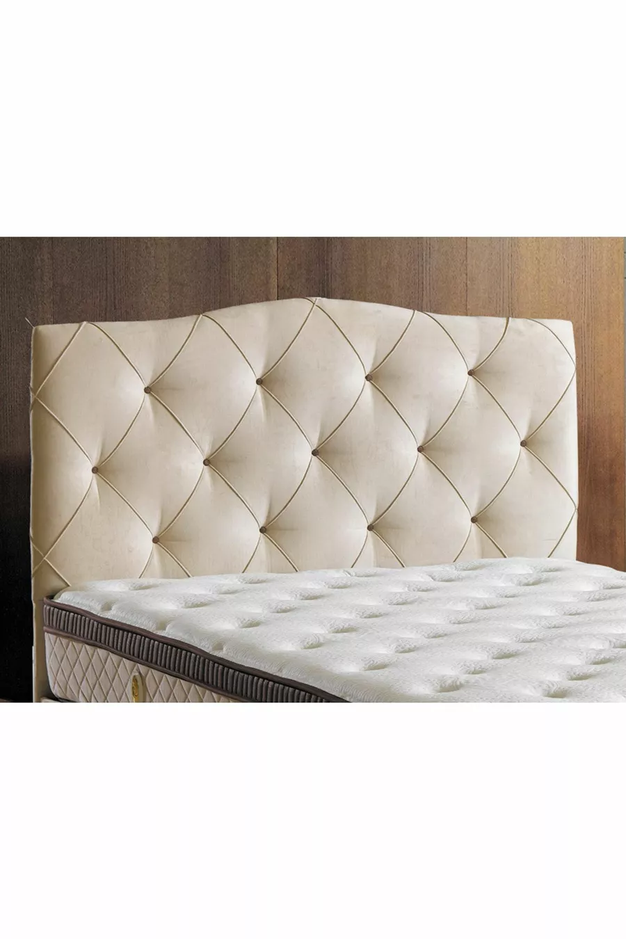 Eenpersoons Deluxe Luxe Stoffen Hoofdeinde cm
