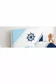 Copertura del Titolo Base Blu Scuro con Strisce Blu Timone