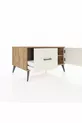Commode Kronos à une étagère, un tiroir et une porte en pin-pierre d'onyx