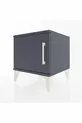Commode Hyperion à une porte Anthracite-Anthracite
