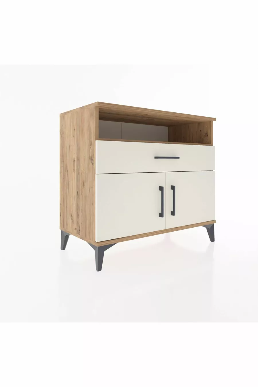 Hyperion Dressoir 2 Planken 1 Lade 2 Deuren Den-Kwartsiet
