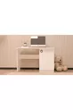 4-teiliges weißes MDF-Jugendzimmer-Set (Bett, Kleiderschrank, Bücherregal und Schreibtisch)