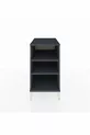 Kronos Nightstand 2-Shelf Anthracite-Anthracite