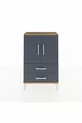Arges Commode with 2 Shelves, 2 Drawers, and 2 Doors Pine-Anthracite