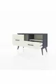 Arges Dresser Single Shelf 2 Drawers Anthracite-Agate