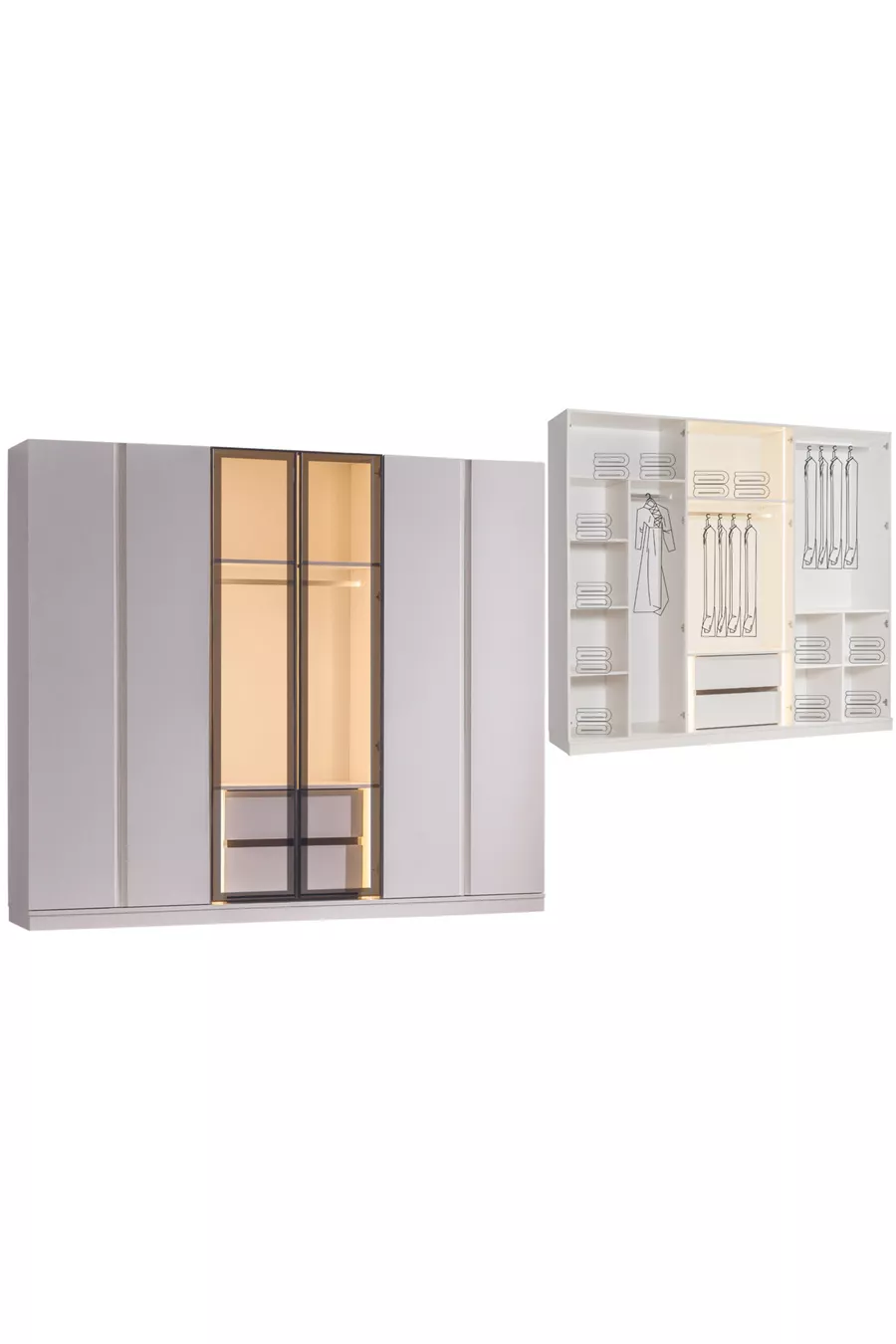Ensemble de chambre à coucher Mira