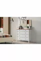 Ensemble de chambre à coucher Mony White 5 portes