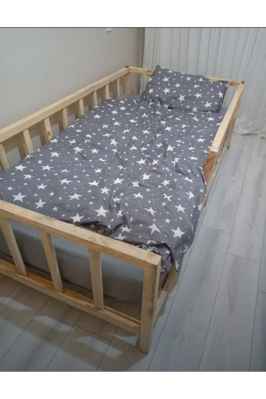 Bett Naturholz Kinderbett
