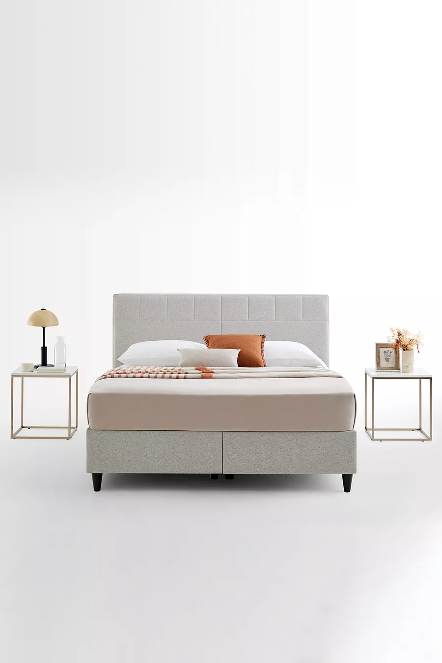 Lento & Supreme Sleep Bettgestell mit Kopfteil, 2-teiliges Set