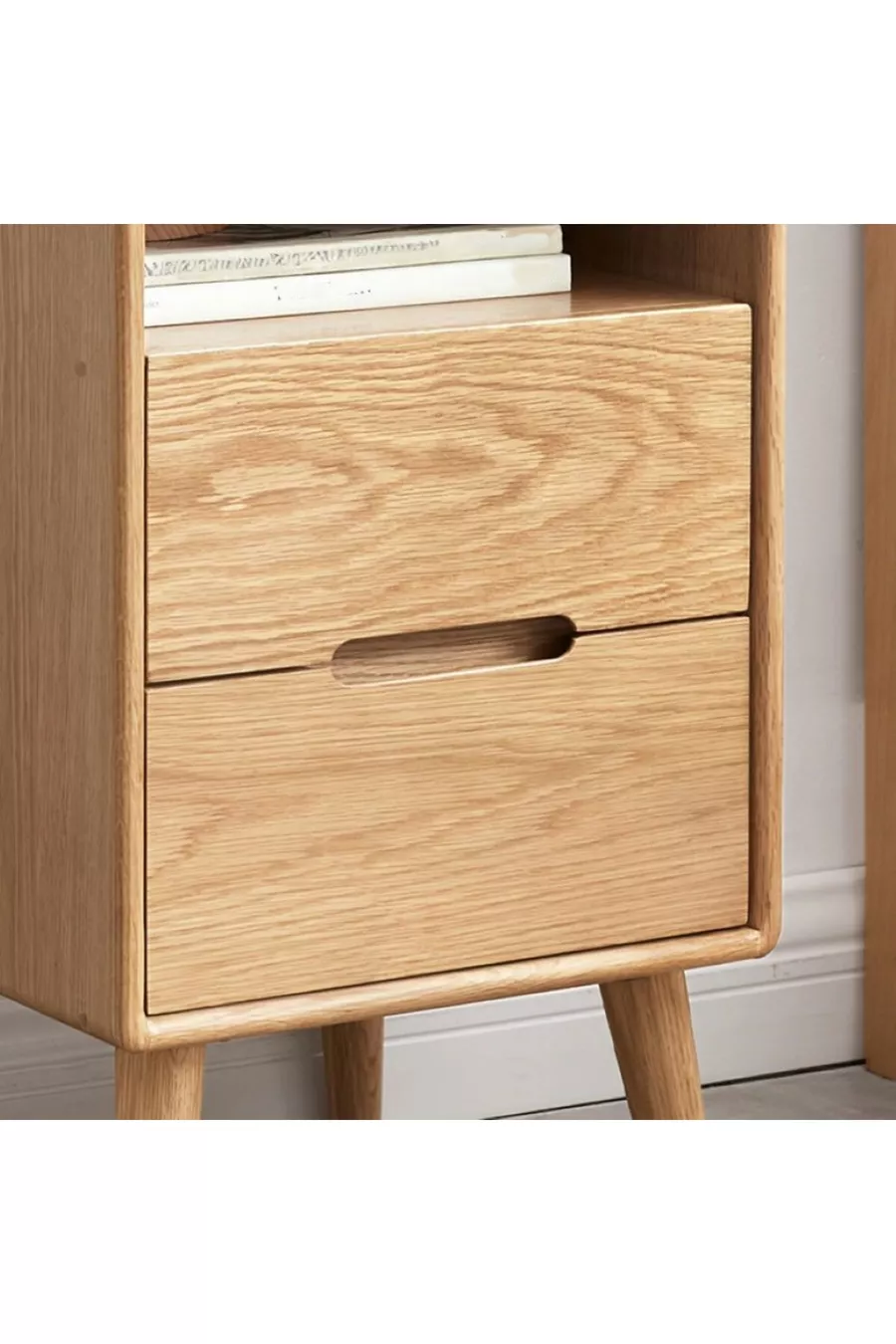 Aura Solid Wood Nightstand