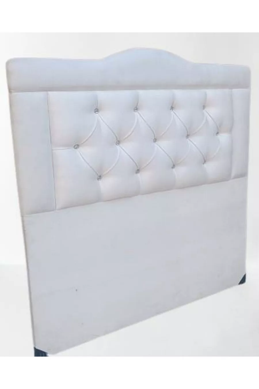 Titre DK Modèle Simple 'lik Tissu Blanc Plume de Poney Fait Main