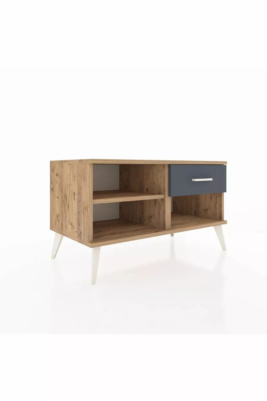 Hyperion Dressoir Enkel Rek Enkel Lade Den-Hout/Antraciet