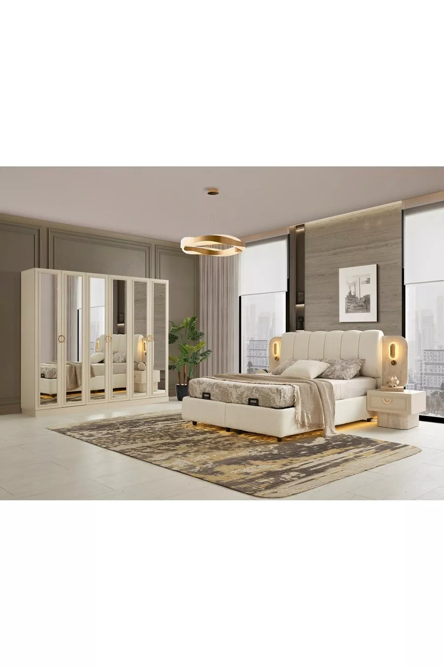 СПАЛЕН КОМПЛЕКТ BURGAZ MDF