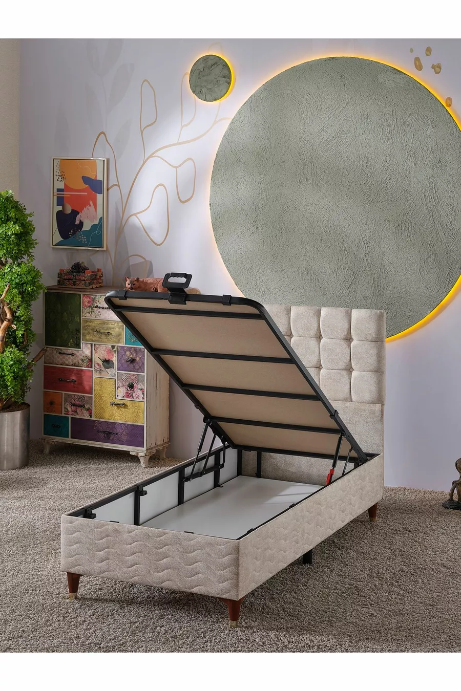 Set Singolo 3 Pezzi Bengü Letto+Rete+Testata