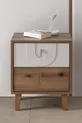 Bedside Table, Megan 2-Drawer Nightstand