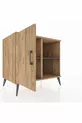 Commode Kronos à 2 étagères avec une porte, pin-pin/anthracite
