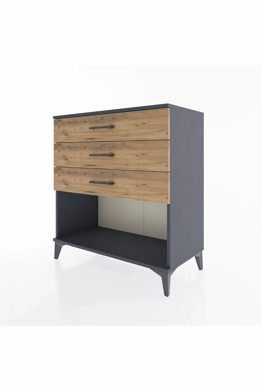 Hyperion Dressoir met 3 Lade Antraciet-Dennen