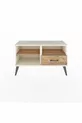 Arges Kommode 2 Regale Einzelschublade Achat-Kiefer