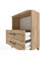 Arges Commode Single Shelf 2 Drawers Pine-Pine