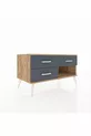 Commode Hyperion 3 tiroirs Pin-Pin/Anthracite