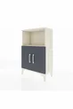 Arges Commode 2 Planken 2 Deuren Agaatsteen-Antraciet