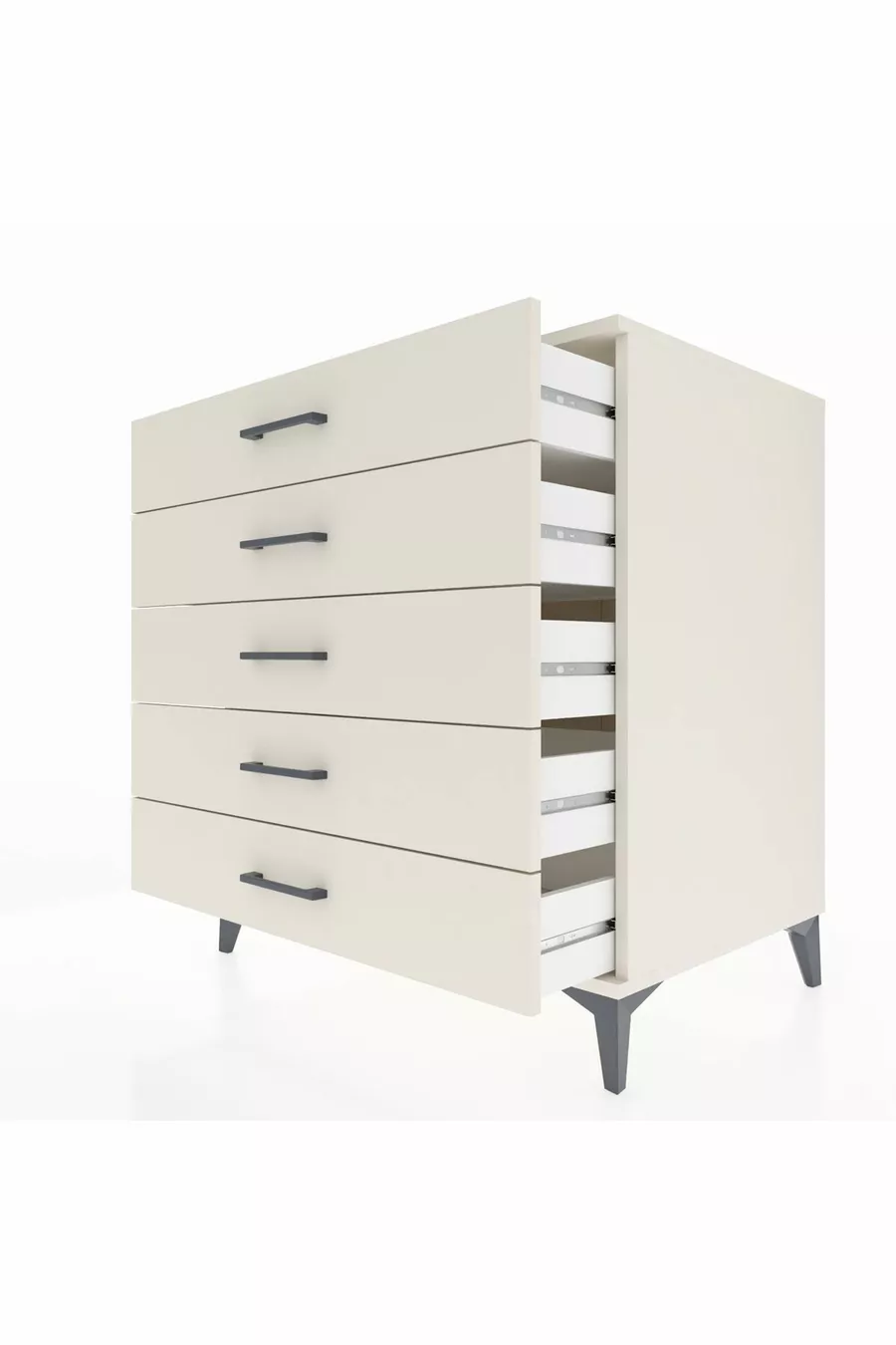 Comò Aura a 5 Cassetti Pietra di Luna | Design Moderno