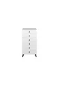 Commode Simple 6 Tiroirs BLANC