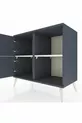 Hyperion Dressoir 2 Planken 2 Deuren Antraciet-Antraciet/Marmergrijs
