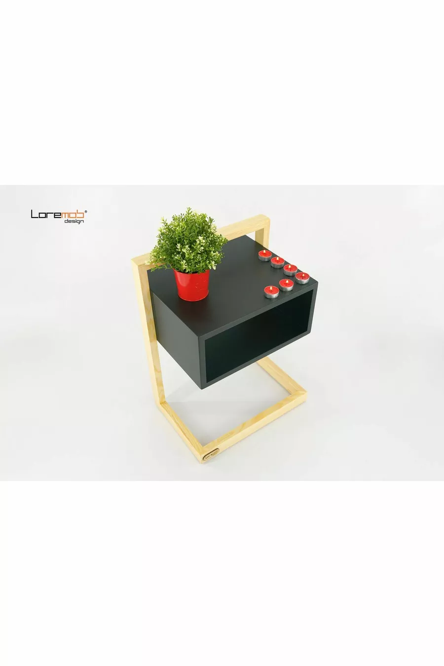 Wooden Nightstand